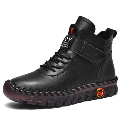 NIVANOO | Bottines d’Hiver Chaudes à Lacets en Fourrure Douce
