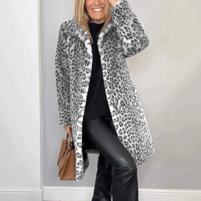 NIVANOO | Manteau Léopard
