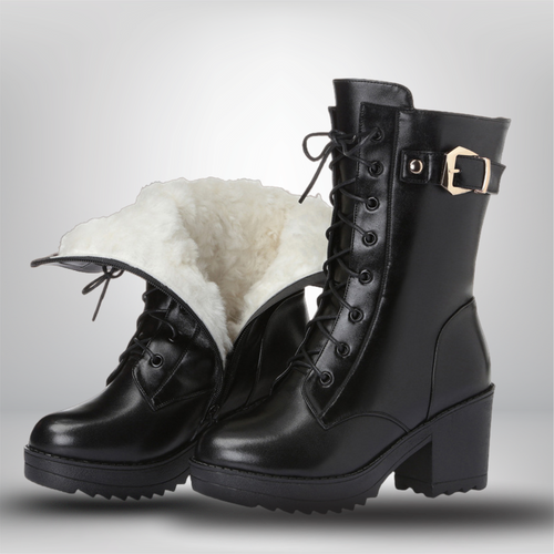 NIVANOO | Bottes Martin en Cuir Classiques