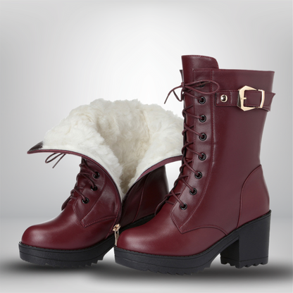 NIVANOO | Bottes Martin en Cuir Classiques