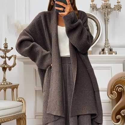 NIVANOO | Manteau Long Décontracté et Élégant
