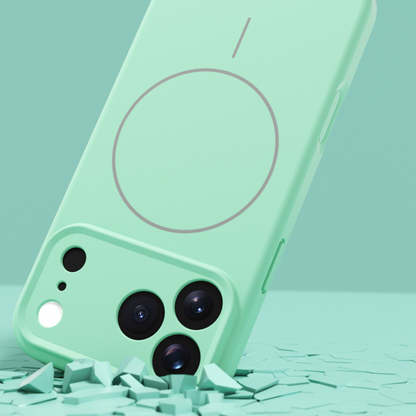 SkinEase Silicone Case – MagSafe Ready with Soft-Touch Comfort