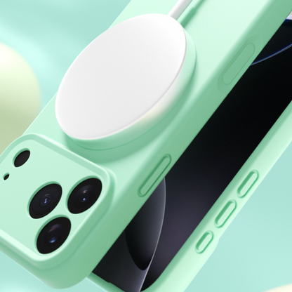 SkinEase Silicone Case – MagSafe Ready with Soft-Touch Comfort