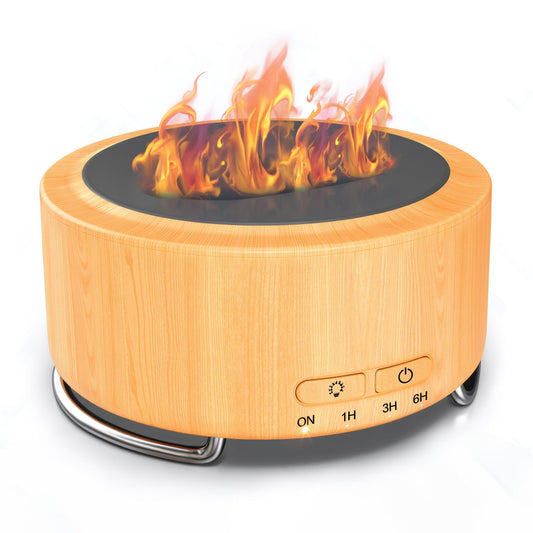 Nivanoo 500ML Aroma Diffuser 🌿 Relaxing LED Night Light – Home & Office – Lemon Yellow