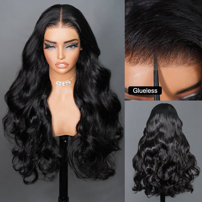 26Inch 180% Density Body Wave Lace Frontal Wig Upgrade Invisi Drawstring Glueless Wigs Flash Sale