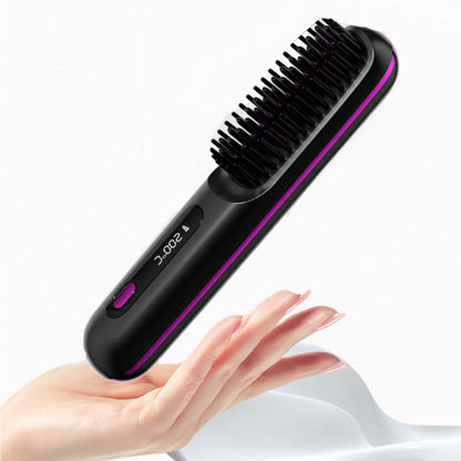 🔥Summer Hot Sale 40% Off🔥Wireless Ceramic Heating Hair Straightening Comb