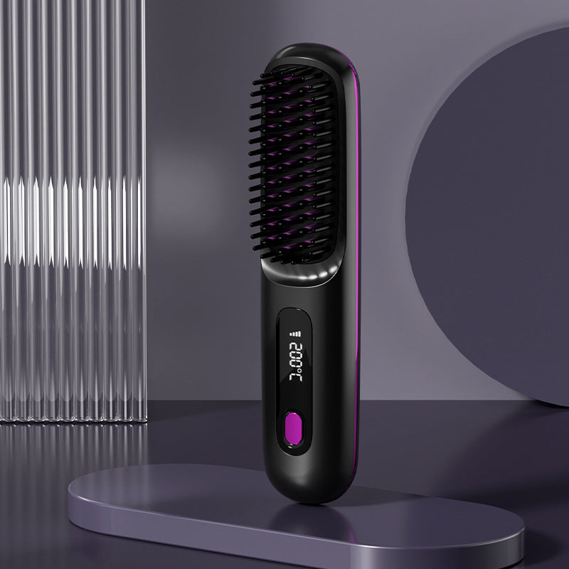 🔥Summer Hot Sale 40% Off🔥Wireless Ceramic Heating Hair Straightening Comb